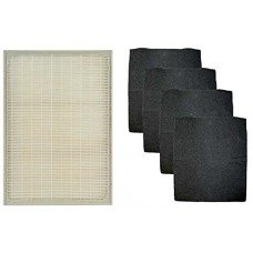 1 Set Whirlpool 1183051K (1183051) Compatible HEPA Filter with 4 Pre-Carbon Filters Fits Whispure Air Purifier Models AP25030K  APR25530L  APR25130L; Replaces Part # 1183051 1183051K - B07FRR5N23